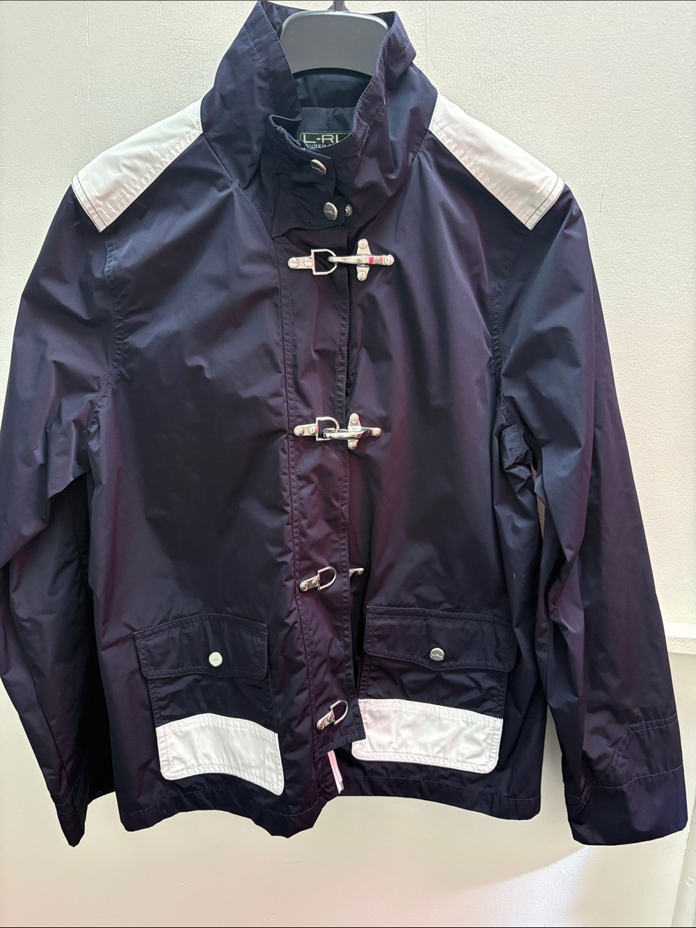 RLX Ralph Lauren Navy Jacket with White Accents